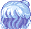 Cheese Ball Hair, blue