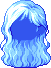 Elegant Hair, blue
