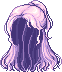 Late Riser Hair, purple