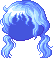 Messy Locks, blue