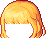 Schoolgirl Cut, orange