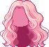 Stylish Wavy Hair, red