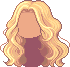 Stylish Wavy Hair, blonde