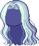 Gentle Wave Hair, blue