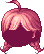 Cute Student Hair, red