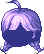 Cute Student Hair, purple