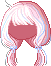 Pastel Hair, red