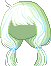 Pastel Hair, green