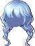 Coy Braided Pigtails, blue