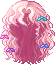 Wavy Ribbon Hair, red