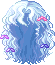 Wavy Ribbon Hair, blue