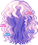 Wavy Ribbon Hair, purple