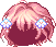 Flower Poodle Hair, red
