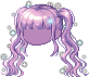 Chloe Doll Hair, purple