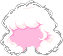 Cottony Cloud Hair, red