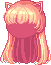 Cat-Eared Locks, red