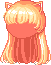 Cat-Eared Locks, orange