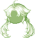 Spirit Fox Hair, green
