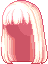 '90s Long Bob, red