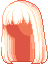 '90s Long Bob, orange
