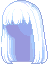 '90s Long Bob, blue