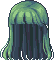 Duchess Hair, green