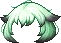 Comfy Raccoon Hair, green