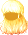 Fringey Lob, blonde