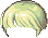 Floppy Bangs Hair, green