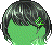 Sweet Star Hair, green