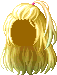 Half-Pony Punk Pouf, blonde