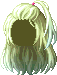 Half-Pony Punk Pouf, green