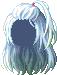 Half-Pony Punk Pouf, blue