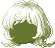 Braided Bob Hair, green