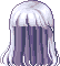 Long Hair with Parted Bangs