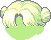 Short Parts with Buns, green