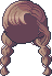 Cadena Bangs, brown