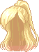 Canted Pixie Cut, blonde