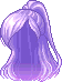 Canted Pixie Cut, purple