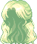 Luna Hair, green