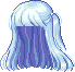 Chickpea Hair, blue