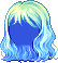 Fruity Explosion Hair, blue