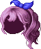 Curlicue Fringe Bob, purple