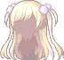 Double Ponytail Hair, blonde