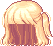 Half Chickpea Hair, orange
