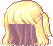 Half Chickpea Hair, blonde