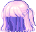 Half Chickpea Hair, purple