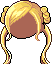 Twirly Pigtails, blonde