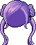 Twirly Pigtails, purple