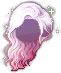 Glimmering Ripple Hair, red